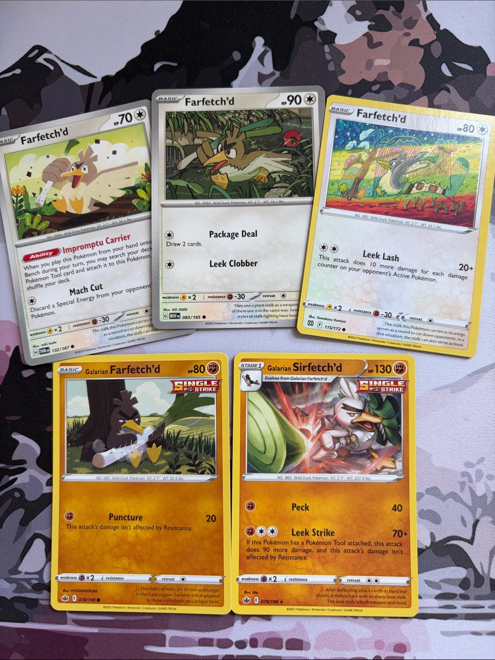 Farfetch’d & Sirfetch’d Collection Lot | 5 Pokémon Cards | ✨5/$25✨